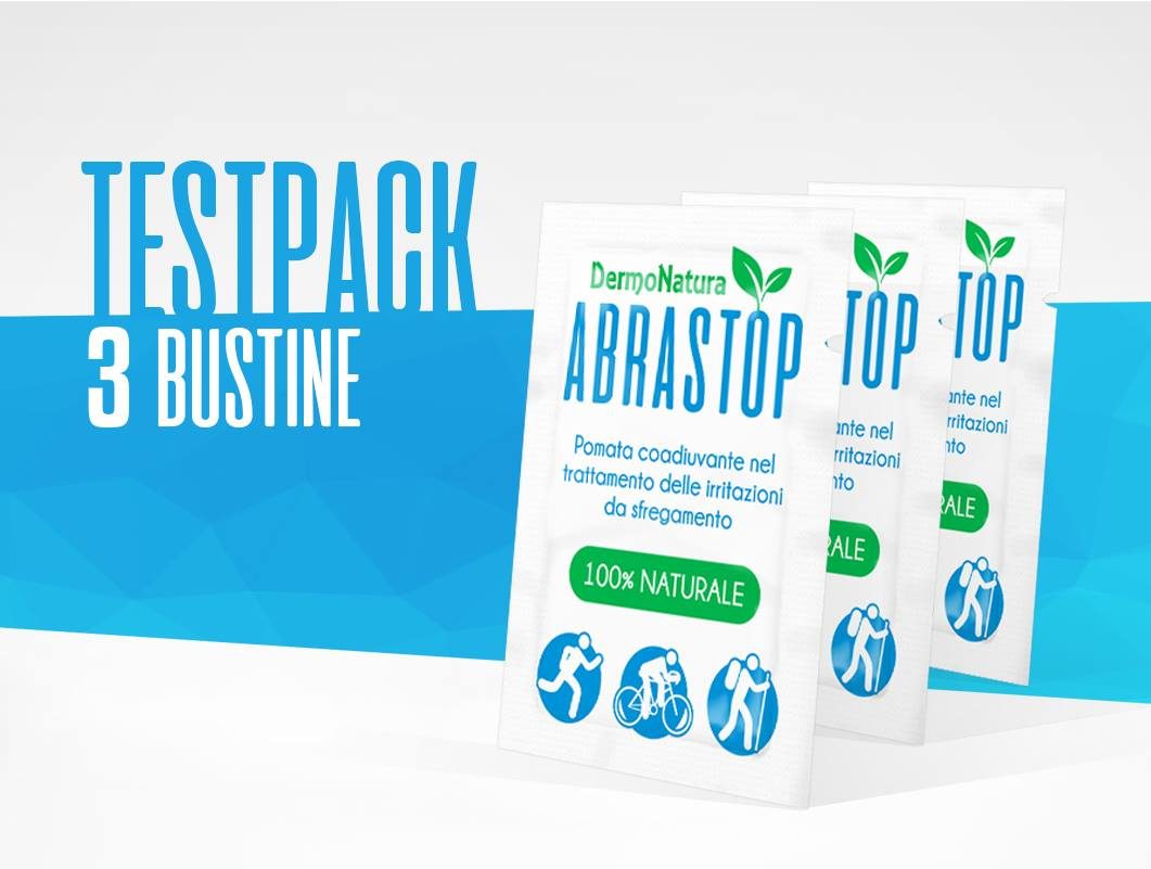 Pomata ABRASTOP • Kit di prova da 3 bustine